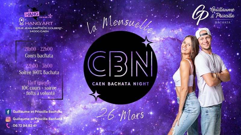 Caen Bachata Night - Soirée 100% Bachata