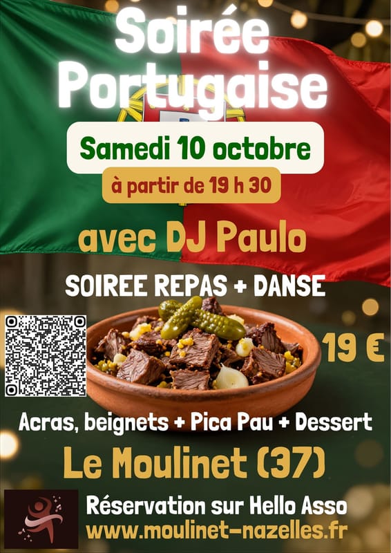 Soirée Portugaise (dîner + soirée dansante)