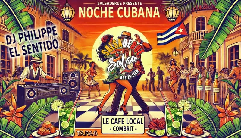 soirée salsa au café local