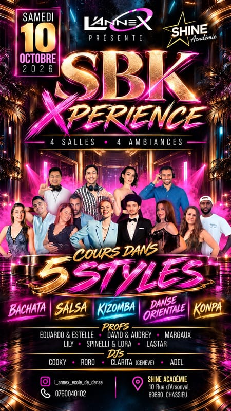 🔷SBK XPERIENCE🔷SHINE ACADÉMIE🔷NOUVEAU COURS🔷
