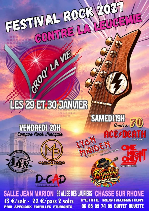 33e Festival Rock contre la leucémie