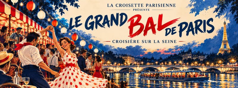La Croisette Parisienne - Le Grand Bal de Paris - Croisière sur la Seine