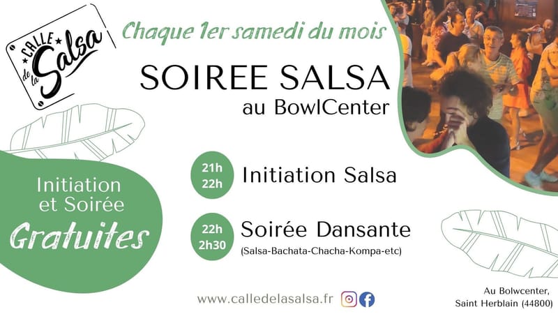SOIRÉE SALSA – 1ER SAMEDI DU MOIS