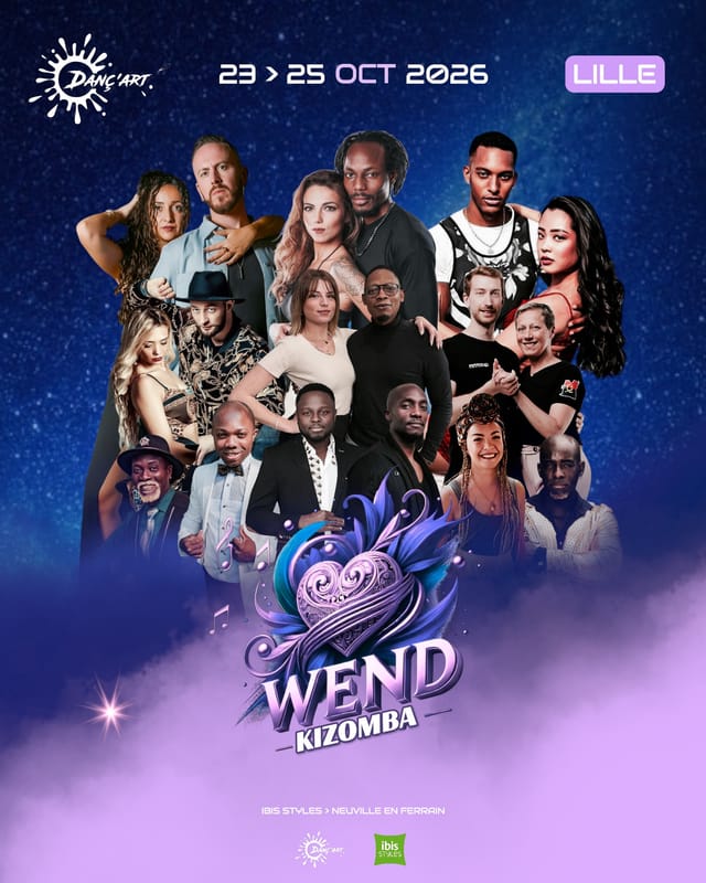 💜🩵 WEnd Kizomba Lille | ALL IN ONE | 23 au 25 Octobre