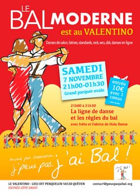 Bal Moderne au Valentino, atelier Ligne de danse et règles du Bal