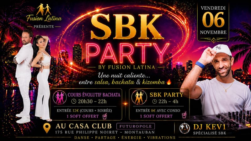 SBK Night By Fusion Latina au Casa Club