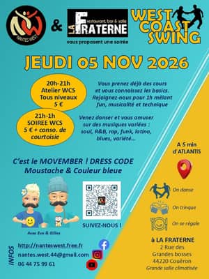 Atelier + Soirée WCS 🥸🩵