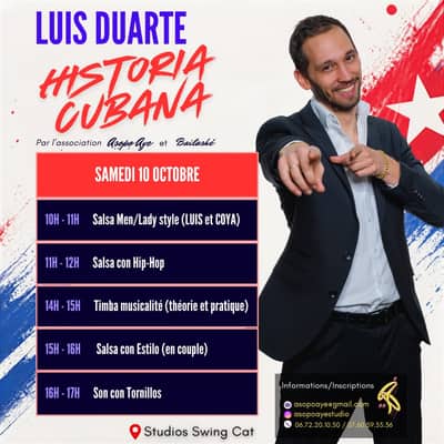 HISTORIA CUBANA, Workshop intensif : LUIS DUARTE