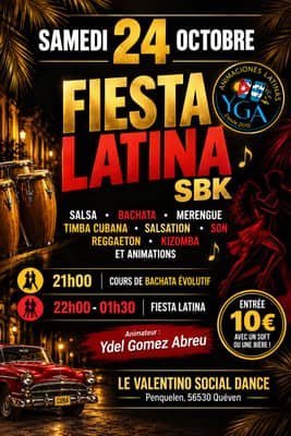 Fiesta Latina au Valentino Social Dance