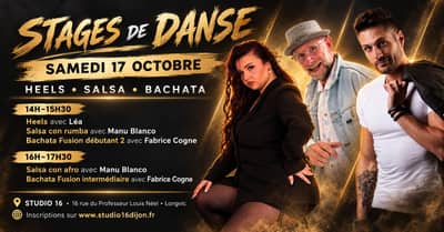 Stages de Heels - Salsa - Bachata du 17/10