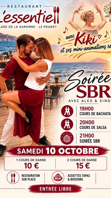 Soirée dansante SBR 💃 🕺 🎶 au bord de la mer ! 🏝 PRADET 83