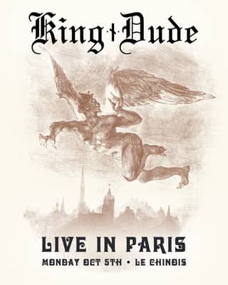 KING DUDE + BIÈRE NOIRE @ Le Chinois PARIS (Monday October 5th, 2026)