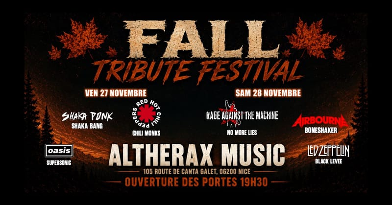 FALL TRIBUTE FESTIVAL