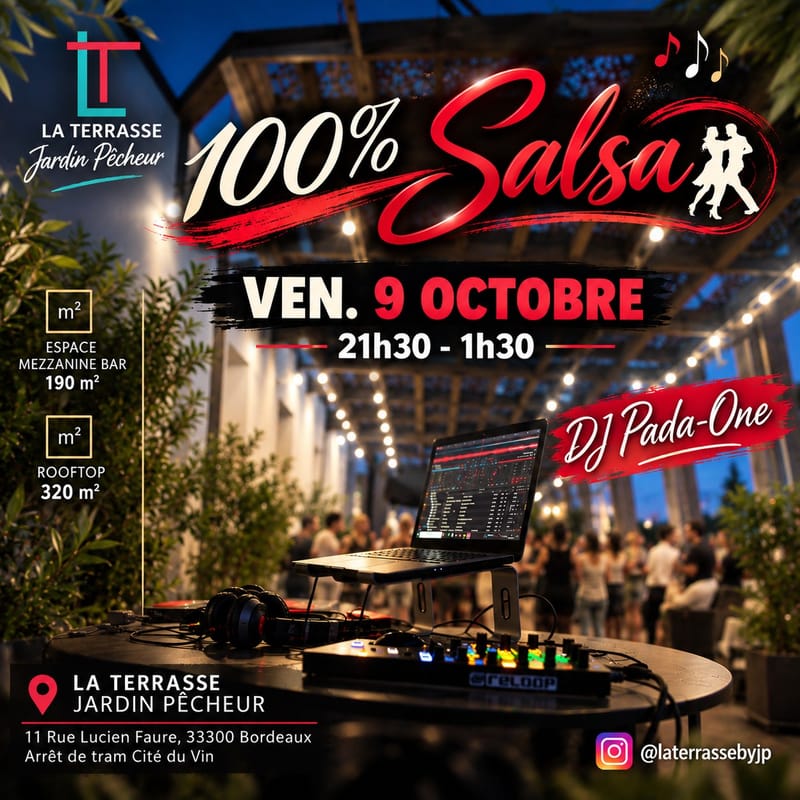 100% Salsa à la Terrassse by JP