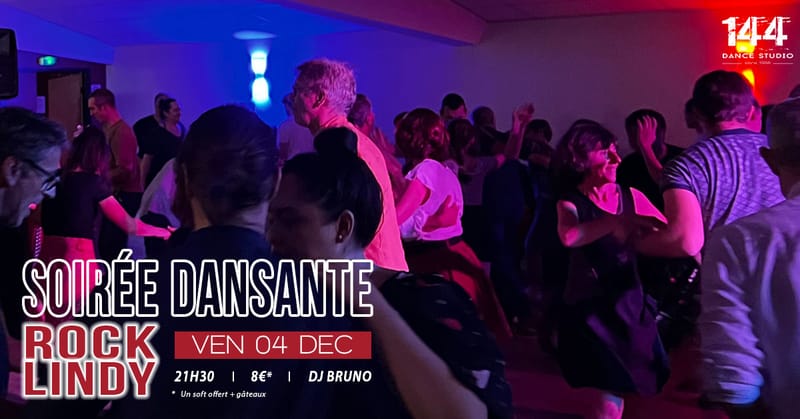 SOIRÉE DANSANTE ROCK & LINDY au 144 Dance Studio