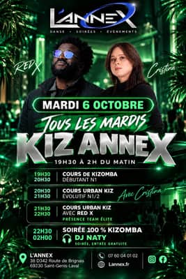🔷KIZ ANNEX🔷COURS ET SOIRÉE 100% KIZOMBA🔷