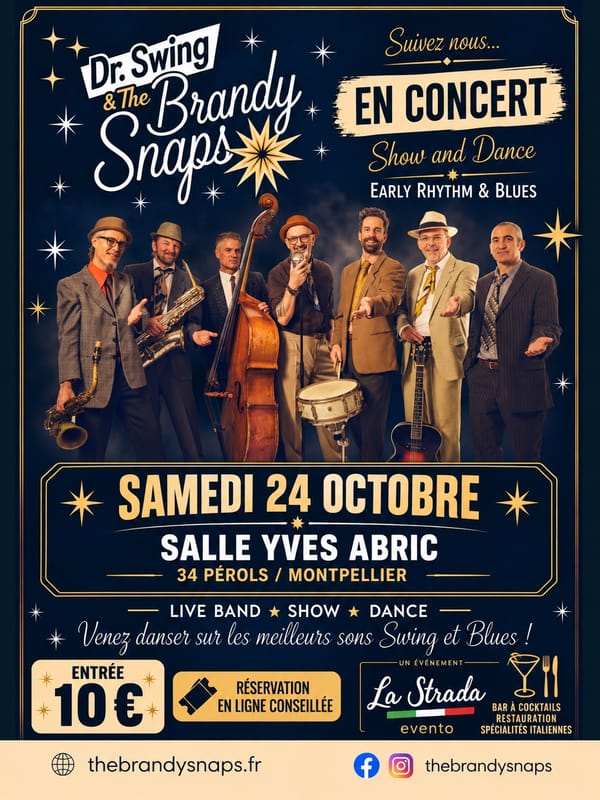 Dr Swing & Brandy Snaps en concert