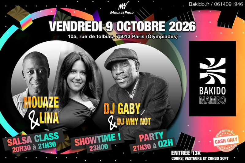 BakidoMambo‍🔥 Vendredi 9 octobre