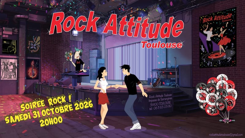 Soirée Rock à Toulouse - Samedi 31 octobre 2026 à 20h00