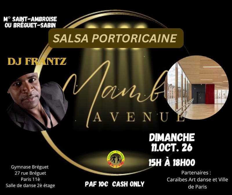 Mambo Avenue - Salsa Portoricaine - Paris 11è