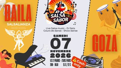 Salsa Y Sabor -- Soirée Samedi 07 Novembre