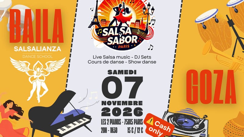 Salsa Y Sabor -- Soirée Samedi 07 Novembre
