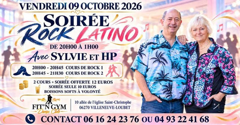 SOIREE LATINO ROCK + 2 COURS DE ROCK AVEC HP ET SYLVIE AU FIT