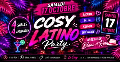 Cosy Latino Party - 17 octobre 2026