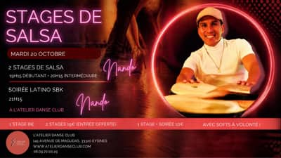 2 STAGES DE SALSA & SOIRÉE LATINO SBK