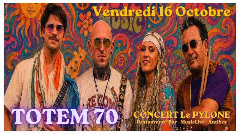 ToTem 70, Concert WoodStock au Pylone Antibes