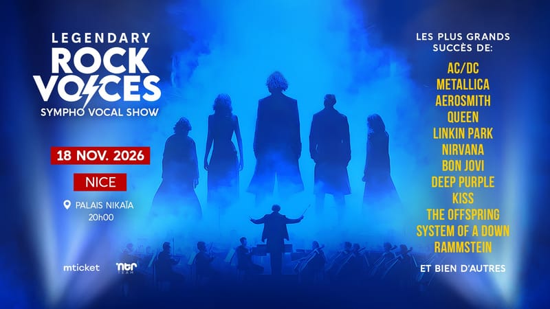 LEGENDARY ROCK VOICES • 18 Novembre 2026