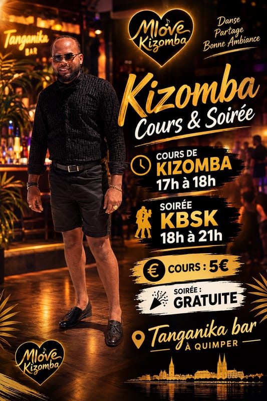Cours de Kizomba et après-midi soiree dansant