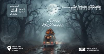 🎃🕺💃 Soirée Halloween avec Les Westies d’Elisaline ! 💃🕺