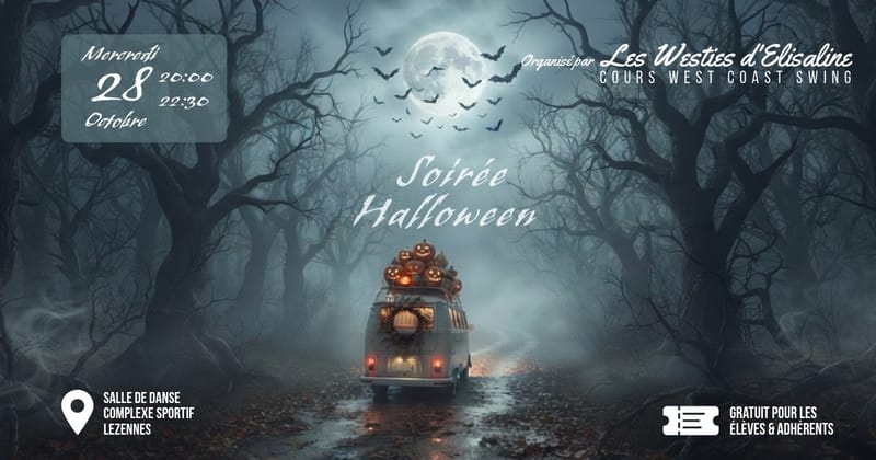 🎃🕺💃 Soirée Halloween avec Les Westies d’Elisaline ! 💃🕺