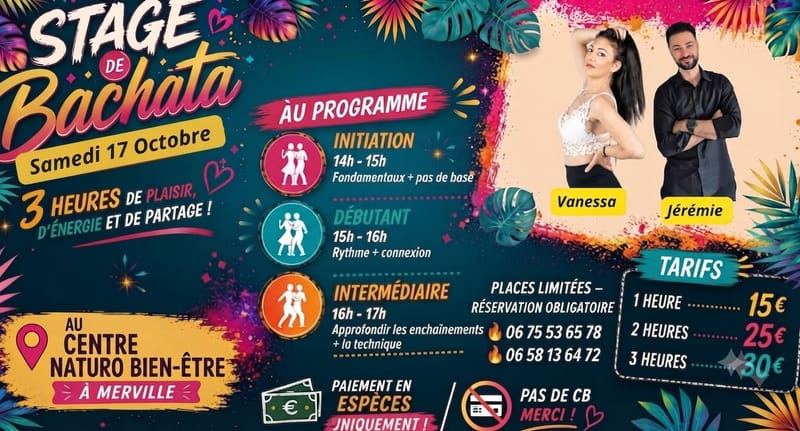 Stage Bachata à Merville