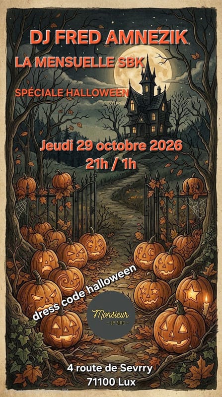 La mensuelle Latino SBK Halloween Mr Le Zinc