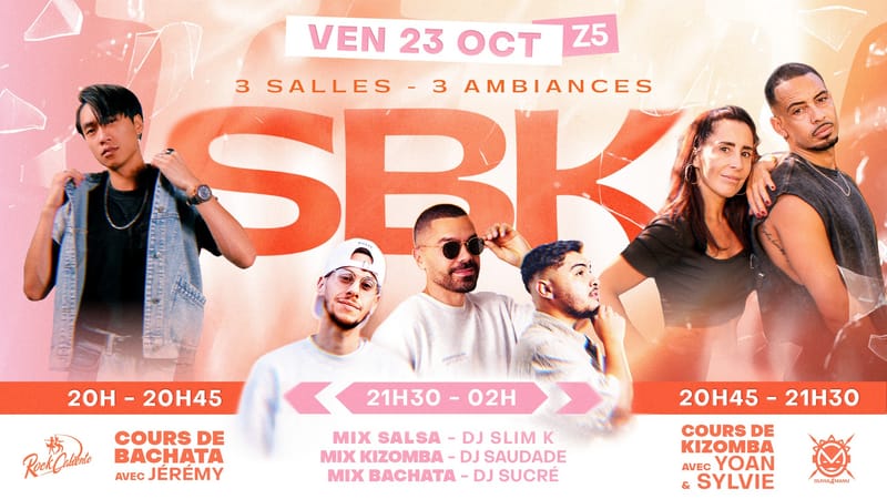 Soirée SBK au Z5 : 3 salles, 3 ambiances