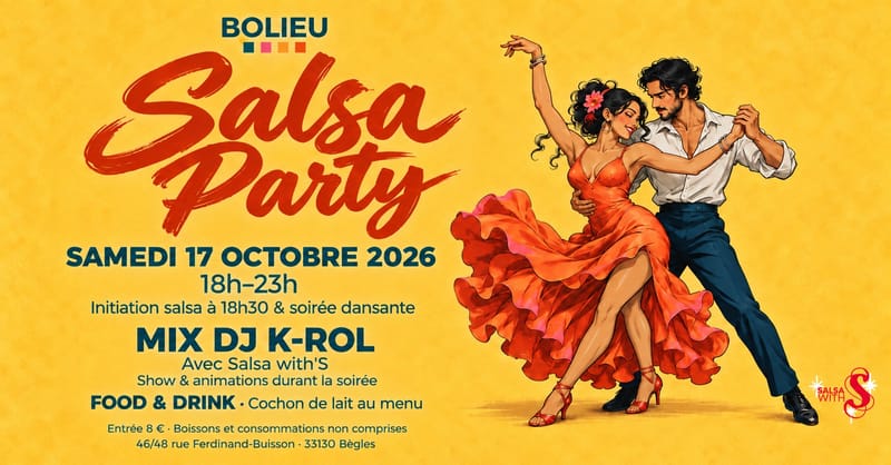 Salsa Party à Bolieu 💃 Initiation & soirée dansante