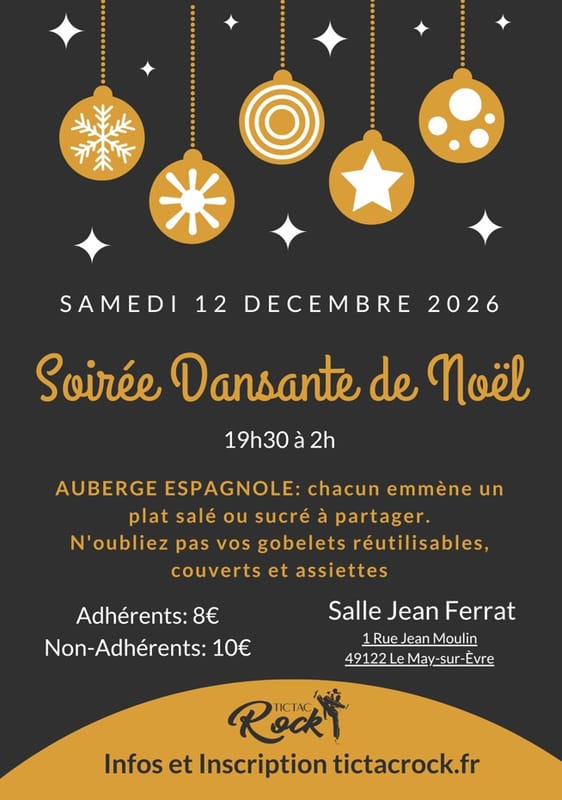 Soirée dansante de Noël 2026
