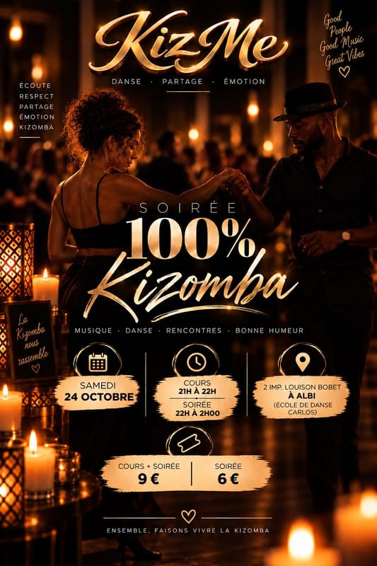Soirée 100% Kizomba