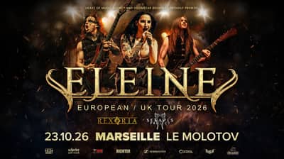 ELEINE [Métal | Suède] + REXORIA + SERAPIS PROJECT • Le Molotov, Marseille