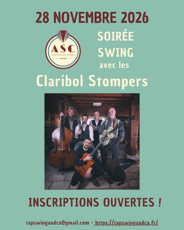 Soirée SWING - CLARIBOL STOMPERS - Festival ASC