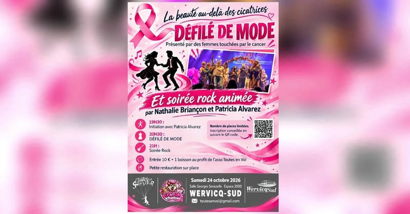 Octobre Rose : Cours et Soirée Rock par Toutes en Vol