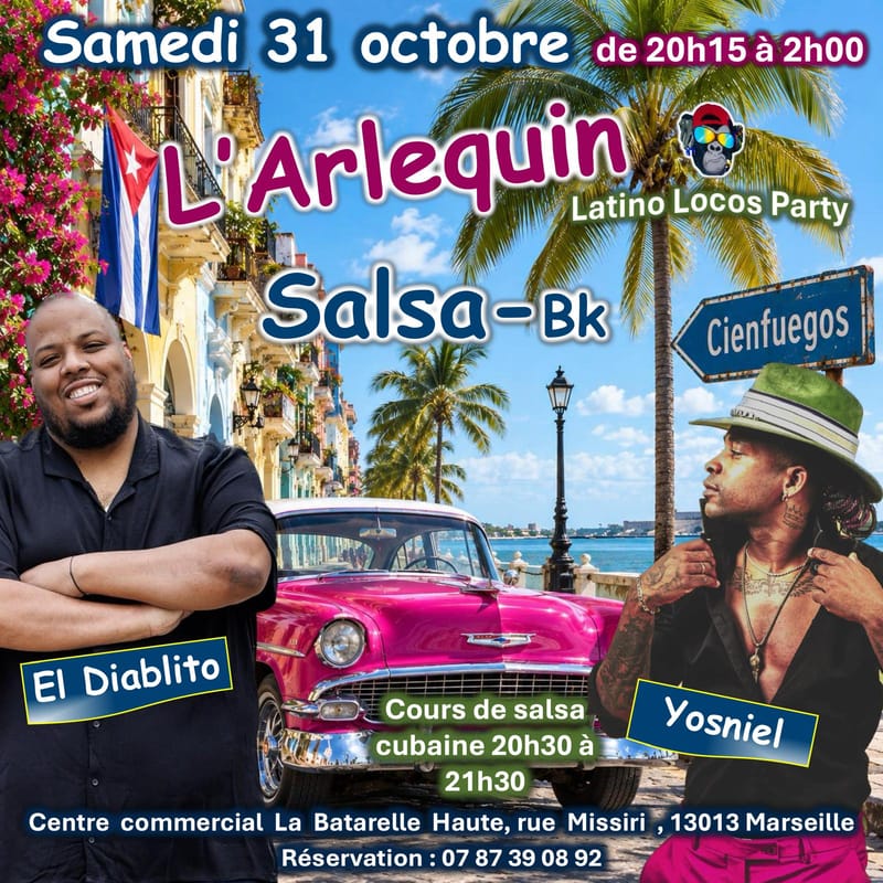 Latino Locos Party à la Salle Arlequin