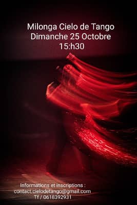 Milonga Cielo de Tango Octobre 2026