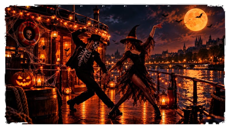 Rock’n’halloween sur une Péniche à Toulouse (RSBK) !! 🎃👻💃🕺