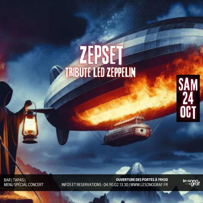 ZEPSET - TRIBUTE LED ZEPPELIN EN CONCERT AU SONOGRAF 🔥