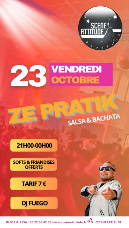 ZE PRATIK (SALSA/BACHATA) - VEND 23 OCT 2026