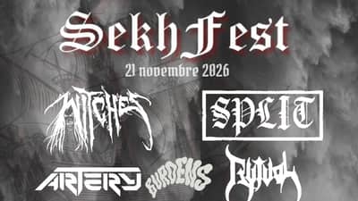 SEKHFEST 6EME EDITION / FESTIVAL ROCK METAL / PRIX LIBRE / ROCHEFORT