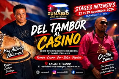 🔥DEL TAMBOR AL CASINO🔥✨Stages Intensifs✨